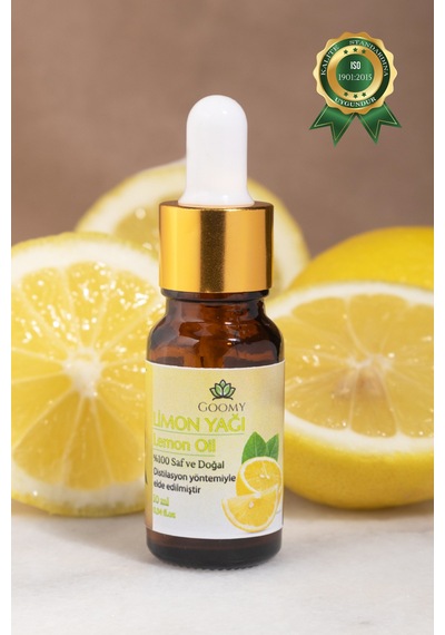 Goomy Limon Uçucu Yağı 10 Ml %100 Saf Ve Doğal Lemon Essential Oil