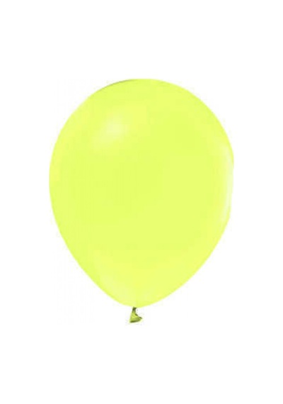 Balon Düz 10 İnc Makaron Vanilya Sarı Pk:100 Çok Renkli