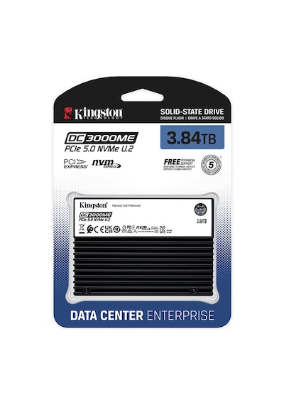 Kingston Sedc3000me/3t8 Dc300me 3.84tb U.2 Pcıe 5 Nvme Sunucu Ssd Harddisk