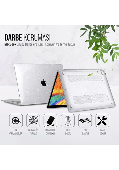 Macbook İnce Sararmayan Şeffaf Macbook Crystal İshield Kapak Sert Kabuk Koruma Kılıfı Macbook Air 15" M2 A2941 Simli Şeffaf Belirtilmemiş Macbook İnce Sararmayan Şeffaf Macbook Crystal İshield Kapak Sert Kabuk Koruma Kılıfı Macbook Air 15" M2 A2941 Simli Şeffaf Belirtilmemiş