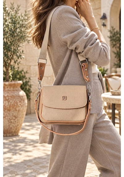 Just Polo Vizon Yeni Sezon Kolon Askili 4 Bolmeli Kadin Omuz Cantasi 21x16cm 4062