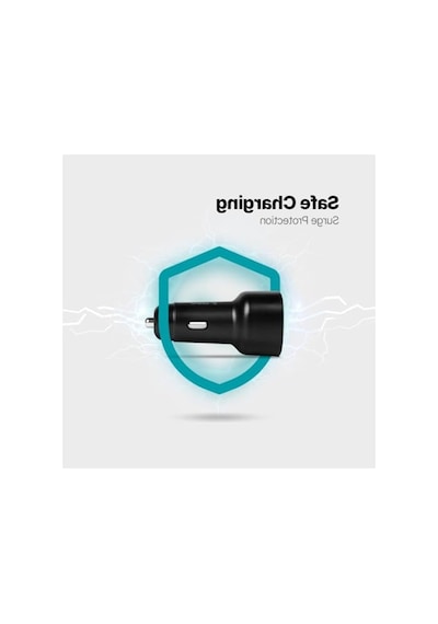 48w Araç Hızlı Şarj Aleti, Usb-c Ve Usb-a Çıkışları İle Pratik
