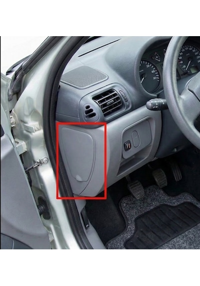 Renault Clio 2 Sigorta Kutusu Kapağı Sigorta Bölmesi Koruma Kapağı Gri