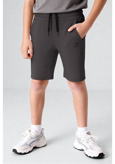 Tommylife Antrasit Standart Fit Basic Performans Erkek Çocuk Şort - 11303 Antrasit