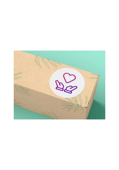 Sevgililer Günü Serisi 1 Etiketi Yuvarlak Mat Çıkartma Valentine's Day Round Sticker 4 Cm 40 Adet Çok Renkli