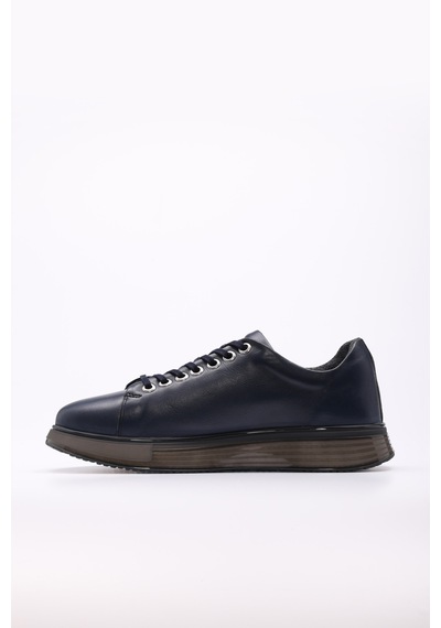 Fast Step Hakiki Deri Erkek Casual Ayakkabı 154ma24-1001 Lacivert