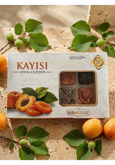 Kayısı Atom Cezerye 4'lü Çanta 125 Gr X 4