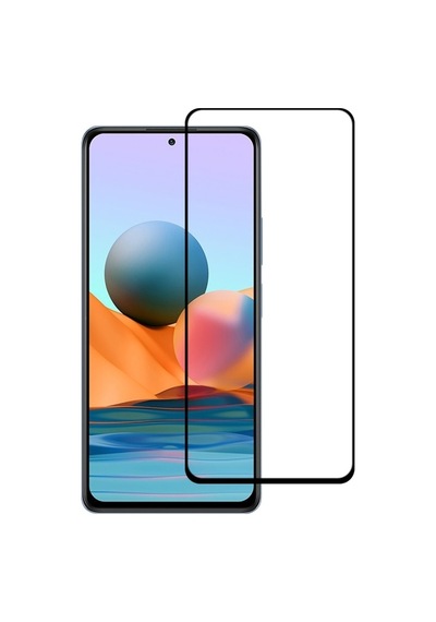 Xiaomi Redmi Note 10 Pro İle Uyumlu Şeffaf Ekranı Tam Kaplayan 5d Cam Kırılmaz Cam Ekran Koruyucu