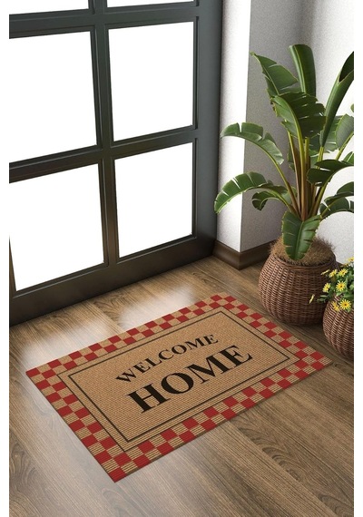 Decovetro Kapı Önü Halı Paspas Welcome Home Desenli 40 X 60 Cm Genel