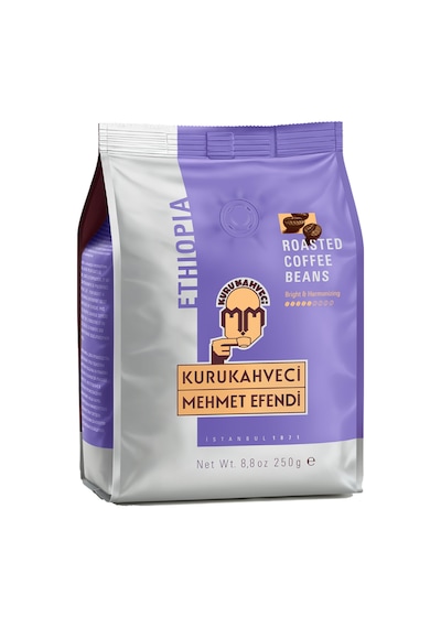 Mehmet Efendi Ethiopia Kavrulmuş Çekirdek Kahve 250 Gr X 4 Adet