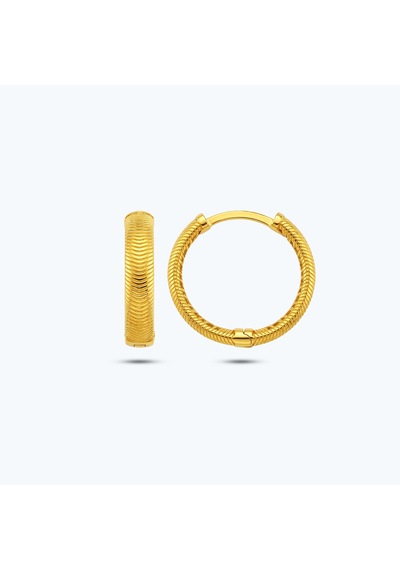 Altınbaş 22 Ayar Altın Halka Küpe Bkp0076-25649 Çok Renkli