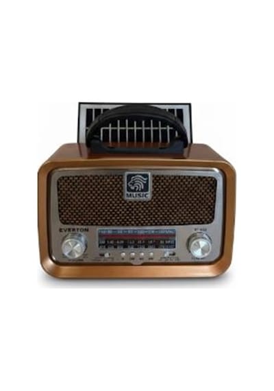 Everton Rt-653 Solarlı,şarjlı Nostaljik Radyo Bluetooth-usb-sd-fm Kdo