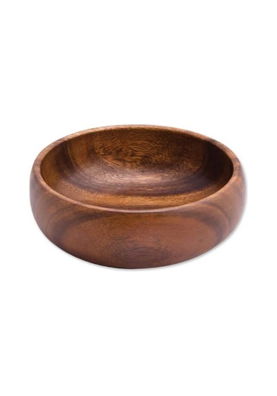 Zem Kuruyemişlik 10 CM. Yuvarlak 6 Adet (Akasya Ağacı)