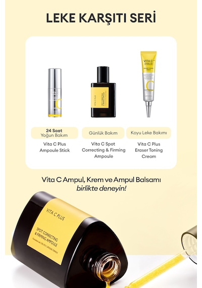 Leke Karşıtı Sıkı Görünüm Sunan C Vitamini Ampulü 75 Ml Vita C Plus Spot Correcting &firming Ampoule