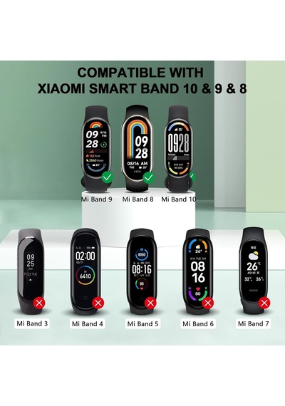 Lexroo Xiaomi Mi Band 10/9/8 İçin Yedek Şarj Kablosu 100 Cm Uzunluk Güçlü Manyetik Bağlantı Stabil Standart