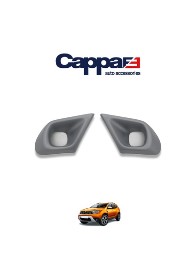 Cappafe Dacia Duster Sis Farı Çerçevesi Gri 2018