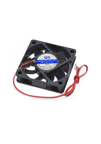 24V 6cm Fan - 60 x 60 x 15mm Soğutucu Fan - 60mm Kare Fan - 2 Pin