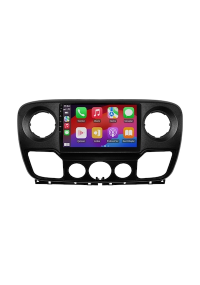 Renault Master 3 Android Multimedya Sistemi 2010-2018 4gb Ram, 64gb Hafıza, Bluetooth, Carplay & Android Auto Kamera  9"