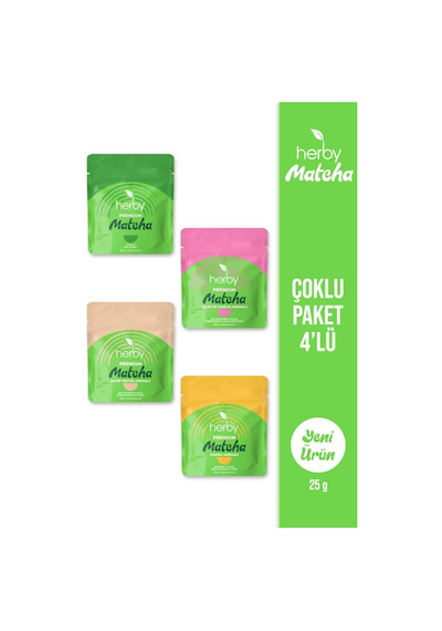 Herby Premium Matcha 4'lü Deneme Paketi