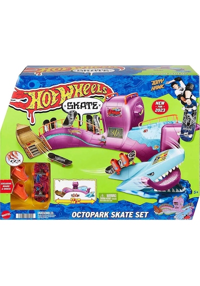 Hot Wheels Skate Ahtapot Kaykay Parkı Oyun Seti HMK01