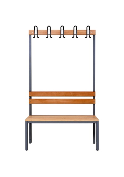 Ayakkabılıksız 4 Ayaklı Tek Taraflı Bank, 5 Kanca, 100x43x170 Cm, Spor Bankı