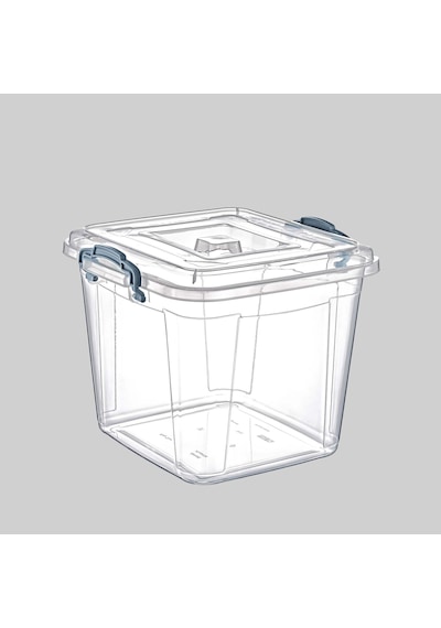 Polytime Mulibox Şeffaf Kilitli Mutfak Eşya Gıda Saklama Düzenleme Kabı Kutusu - Kare - 10 Litre Polytime Mulibox Şeffaf Kilitli Mutfak Eşya Gıda Saklama Düzenleme Kabı Kutusu - Kare - 10 Litre