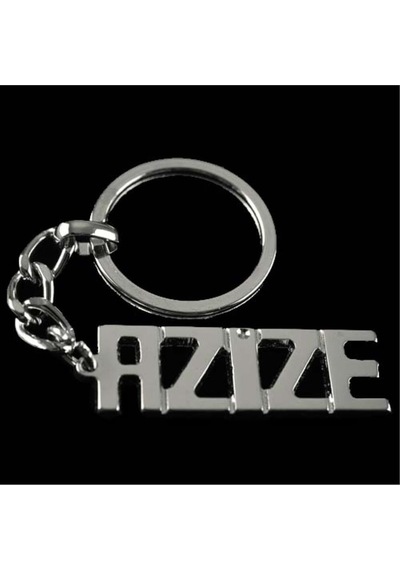 Azize - 601 - - Nazblsmm - İsimli Anahtarlık Çok Renkli