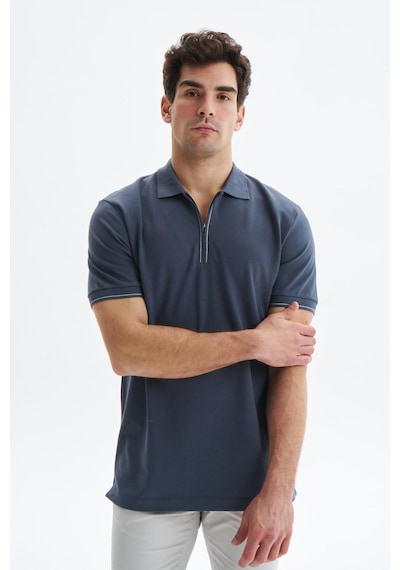 AR-MA Arma Erkek Regular Fit Basic % 100 Pamuk Pike Fermuarlı Polo Yaka Tişört Y29374354002 Gri AR-MA Arma Erkek Regular Fit Basic % 100 Pamuk Pike Fermuarlı Polo Yaka Tişört Y29374354002 Gri