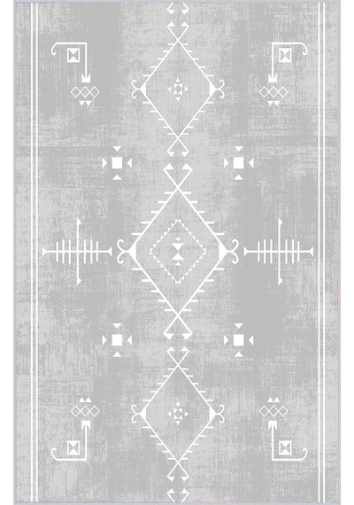 Rovigo Home Dijital Baskı Yıkanabilir Kaymaz Taban Salon Halısı RVG1605 Çok Renkli