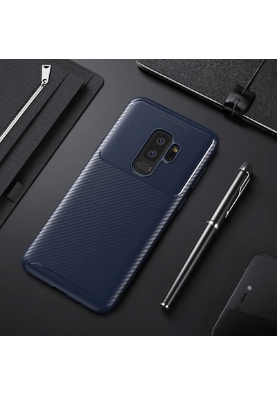 Samsung Galaxy Uyumlu S9 Plus Kilif Karbon Silikon Case 389460202