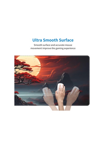 Darkness Red Moon Masa Matı Japon Mouse Pad, Büyük Kiraz Çiçeği Masa Örtüsü, Xl Anime Oyun Klavyesi Mat, Kaymaz