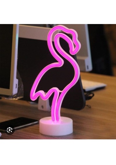 Flamingo Led Işık Yılbaşı Işıkları Dekor Flamingo Led Light Pil