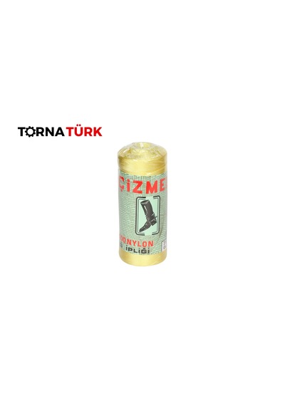 Çizmeli Orijinal Tesbih İpi 100 Gr Makara 12 Numara 250 Metre Sarı