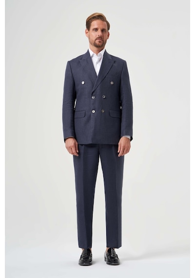 Bisse Erkek Regular Fit Takım Elbise Laci Ptk23y23129 D39 Lacivert