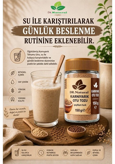 Karnıyarık Otu Tozu Psyllium Husk 150 Gr 150 G