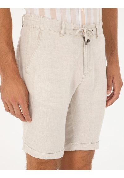 Pierre Cardin Erkek Bej Şort / Bermuda 50288507-vr011 Bej