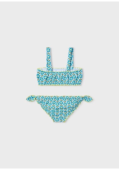 Mayoral Kız Çocuk Desenli Bikini Turkuaz - 03735