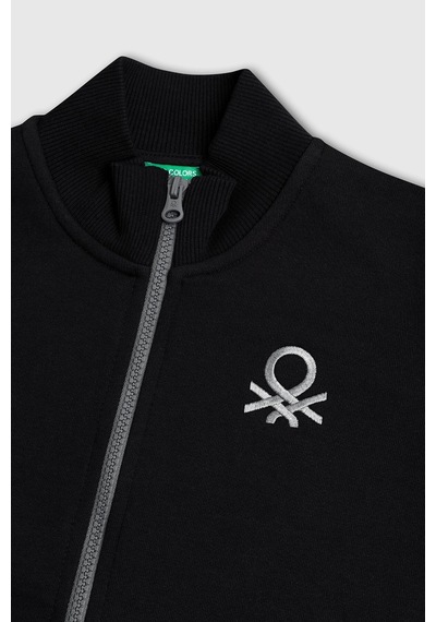 United Colors Of Benetton Erkek Çocuk Sweat Bnt-b23351 Siyah