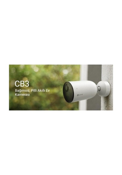 Ezvız 2mp Bullet 2.8mm Wıfı Kablosuz Ip Kamera Bataryalı Cs-cb3/sp