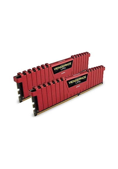 Corsair Vengeance Lpx 16 Gb 2x8 Gb Ddr4 2133 Mhz C13 Xmp 2.0 Yüksek Performanslı Masaüstü Bellek Seti, Kırmızı