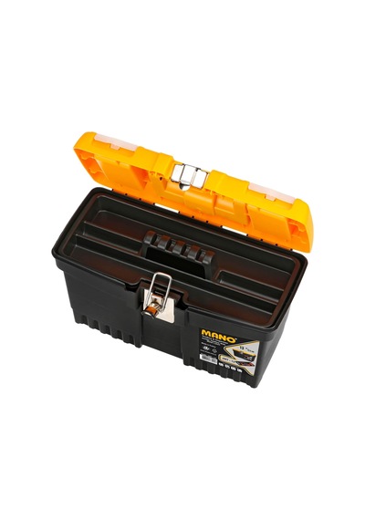 Tr Jmt/13 Organizerli Jumbo Metal Kilitli Takım Çantası, Polipropilen, Siyah/sarı, 13 '' Genel