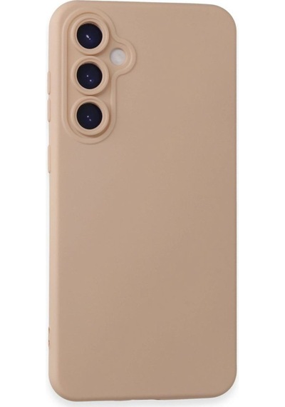 Samsung Galaxy S23 Fe Kılıf Nano İçi Kadife Silikon - Pudra