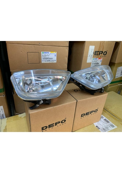 Ford Focus 1 Makyajlı 2002-2005 Arası Depo Sağ Ve Sol Sis Farı Takım 2m51-15201-ah / 2m51-15k201-ah