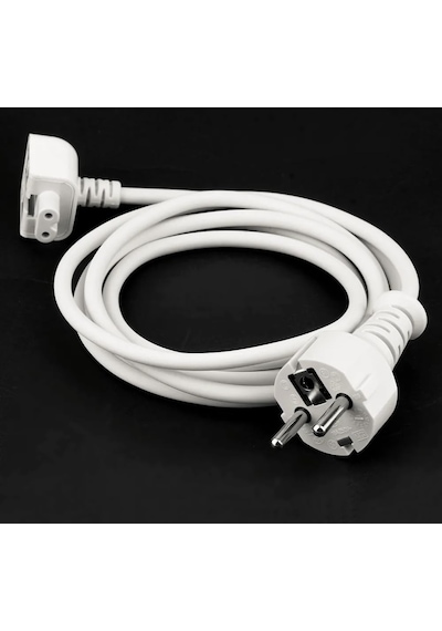 Macbook Pro Şarj Kablosu Güç Kablosu Adaptörü 1 Metre Beyaz Renk