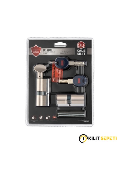 Kilitsepeti Kale 264 Cech 2'li Set Hareketli Pimli Silindir 68m
