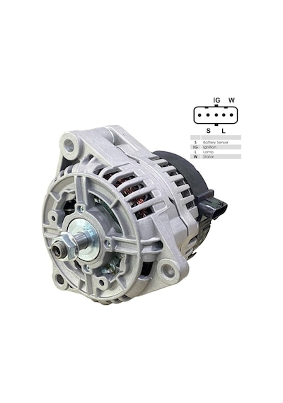 24v Alternatör Dinamo Bosch Tipi 100 A 5 Fiş Yan Soketli .-s-ıg-l-w Man Tga