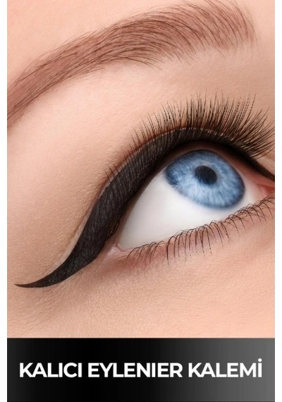 Yaprak Figürlü Eyeliner Siyah