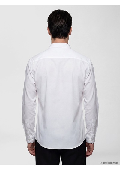 Lcw Busıness Beyaz Slim Fit Poplin Erkek Gömlek