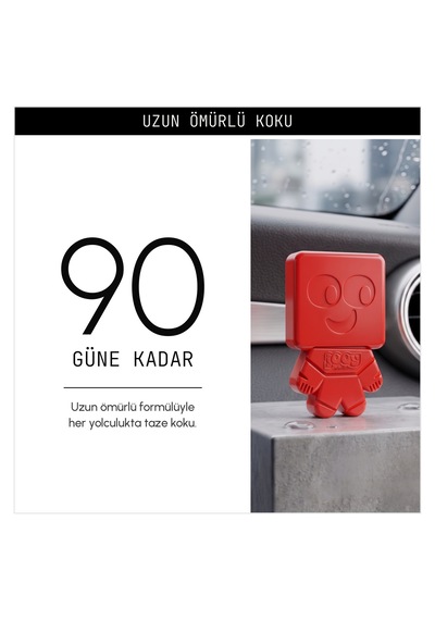Vavana Jooy Araba Klima Kokusu 6'lı Set, 90 Gün Etkili Oto Kokusu Amberin Absolute