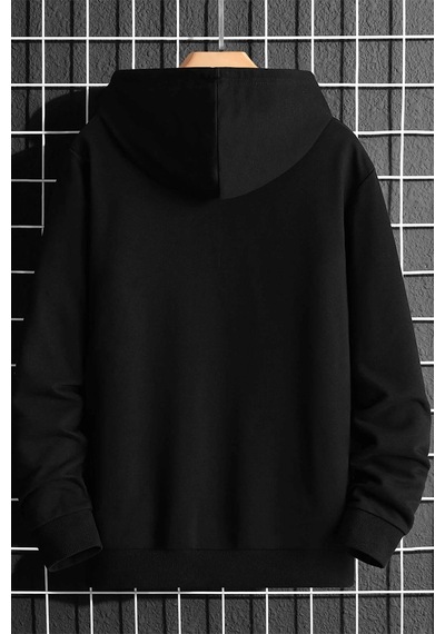 Uyguntarz Pusula Zaman Çizelge Baskılı Oversize Sweatshirt Antrasit